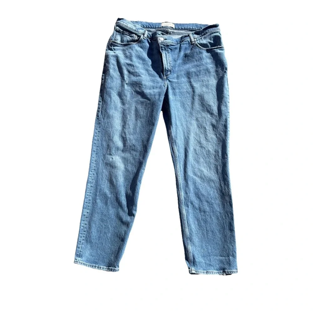 Abercrombie &‎ Fitch The '90s Relaxed Jean 18R/34x30 Ultra High Rise Criss Cross